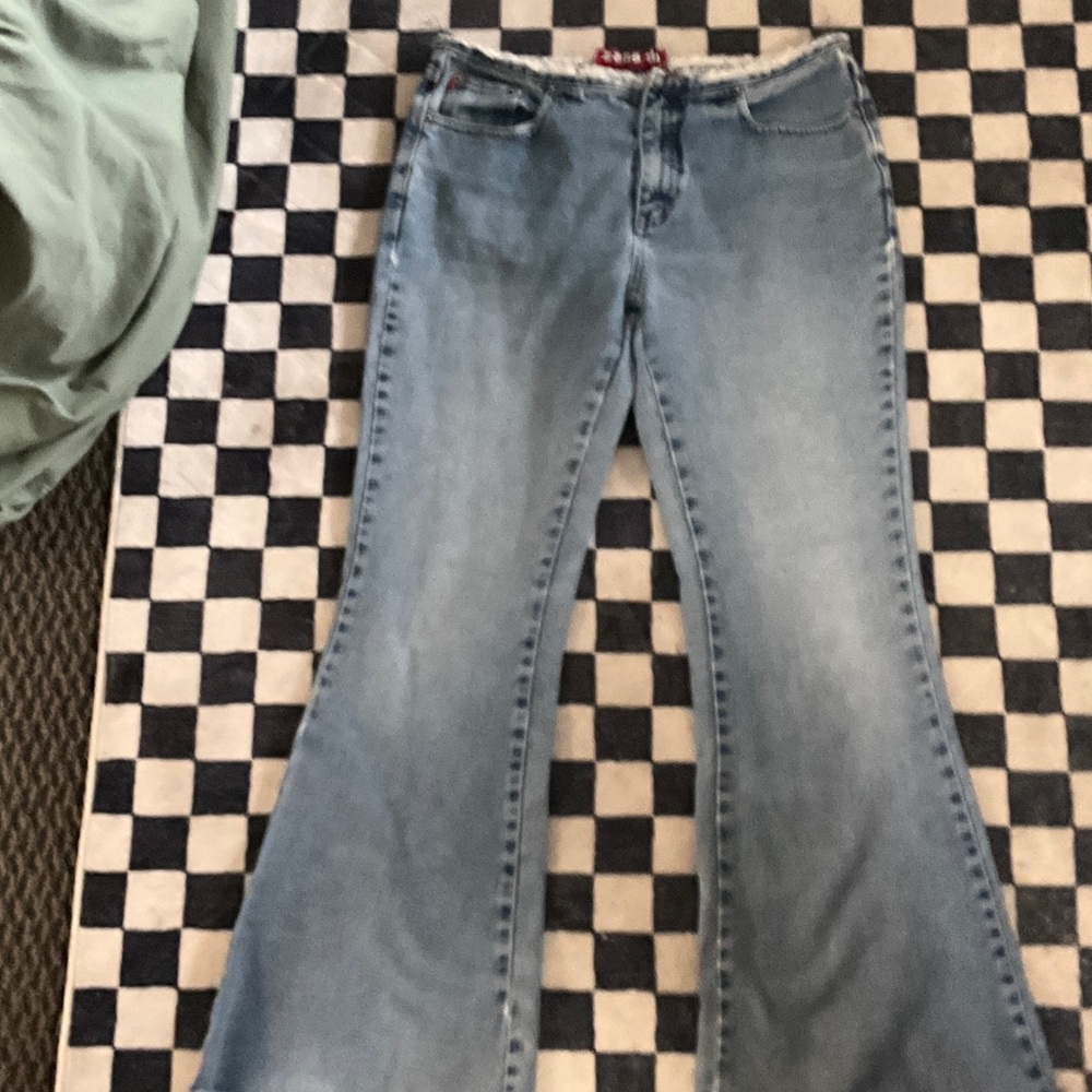 Zana Di Light Blue Flare Jeans